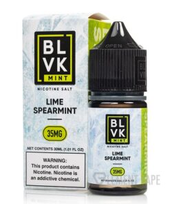 lime spearmint blvk mint salts 30ml