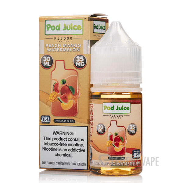 peach mango watermelon pod juice pj5000 30ml