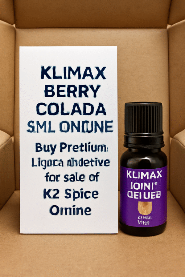 Shop Klimax Berry Colada 5ml Liquid Incense at K2 Spice Store. Enjoy a sweet berry aroma with fast shipping. Buy now for the ultimate incense experience!
